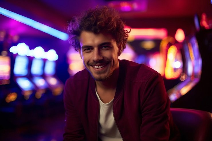 Ilustrasi Poin Reward luxurybet88 bernuansa pink